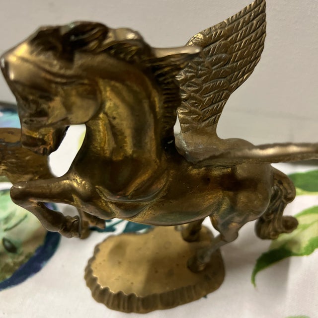 This is a beautiful pair of small brass standing animals. These would look perfect in any home and is great for the...