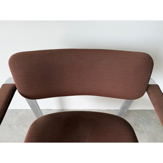 Vintage Italian Eero Aarnio Chrome Accent / Desk Chair For Sale - Image 9 of 18