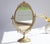 Mid-Century Oval Ornate Brass Vanity Swivel Mirror, 1960s For Sale - Image 10 of 10