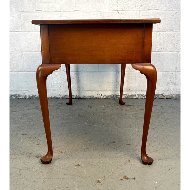 Mid-Century Queen Anne Style Writing Desk For Sale - Image 9 of 13