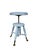 Victorian Adjustable Piano Stool in Powder Blue Paint, Claw & Glass Ball Feet For Sale - Image 14 of 17