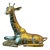 Vintage Large Brass Giraffe Statue For Sale