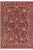 Red Art Nouveau Floral 1990's Pak-Persian Red/Green Wool Rug - 9'0'' X 12'3'' For Sale - Image 8 of 9