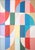 2020s 2026, Modern Bauhaus Painting in Vivid Tones of Reflective Whirlpool, Large Triptych, Acrylic Paint on Watercolor Paper For Sale - Image 5 of 11