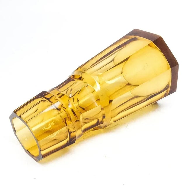 1930s Art Deco Vase from Moser, Former Czechoslovakia, 1930s For Sale - Image 5 of 10