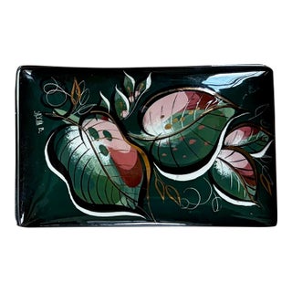 Mid Century Ceramic Trinket Box With Lid - Signed Sascha Brastoff For Sale