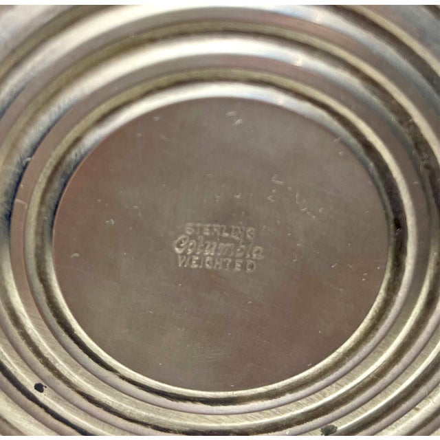 Set of Four Vintage Columbia Sterling Silver Weighted Candlestick Holders For Sale In Miami - Image 6 of 6