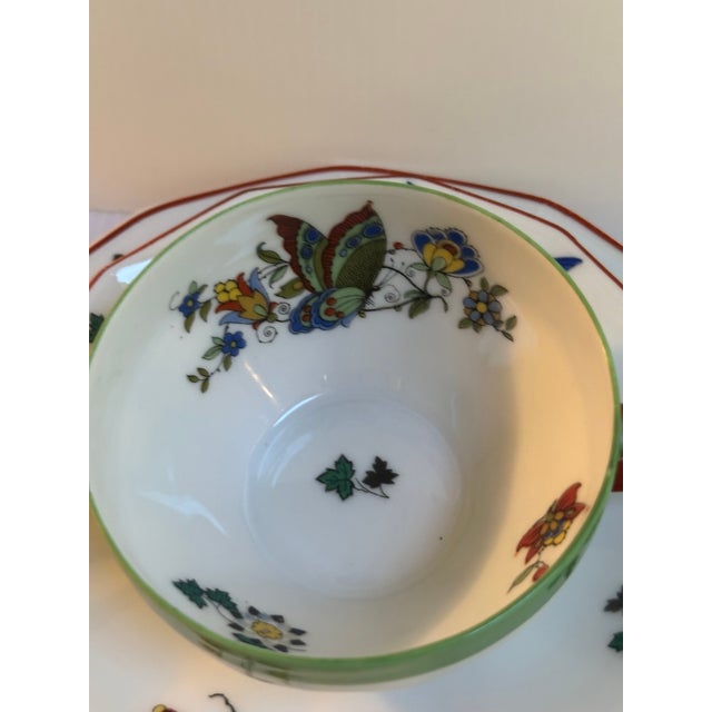 Antique 1910s Two(2) Trio Tea Sets From Porzellfabric Hertel, Jacob & Co. Rehau Bavaria Germany For Sale - Image 10 of 16