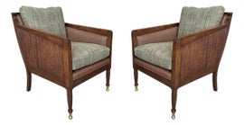 Example of Edwardian Bergere Chairs