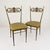 1950s Vintage Decorative Brass Chairs, Italy, 1950s, Set of 2 For Sale - Image 5 of 18