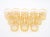 Gold Mid-Century Italian 24k Gilt Gold-Decorated Whiskey / Scotch Lowball Glass Set For Sale - Image 8 of 14