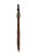 Brown Vintage African Baule Materity Broom With Female Figure 29" H For Sale - Image 8 of 8