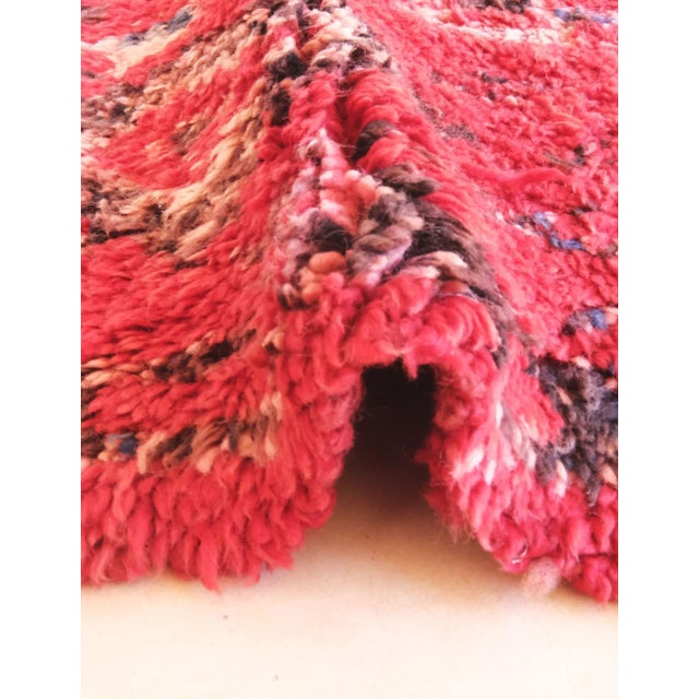 Collector’s Vintage Moroccan Rug – Deep Red Berber Masterpiece Bold, powerful, and irresistibly rich in character, this...