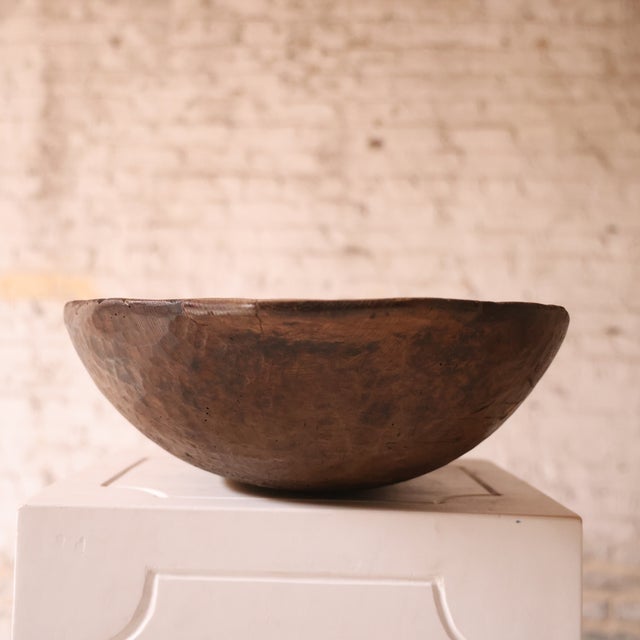 French 19th Century French Oak Bowl For Sale - Image 3 of 4
