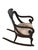 Antique American Carved Wood Rocking Chair With Needlepoint Seat For Sale - Image 12 of 18