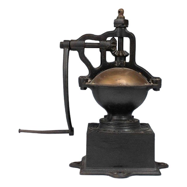 Antique, 19th C. Peugeot Frères Brevetés French Coffee Grinder Table Sculpture, c.1895 For Sale