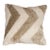 Chevron Pillow in Champagne and White Mongolian Lambswool For Sale - Image 10 of 10