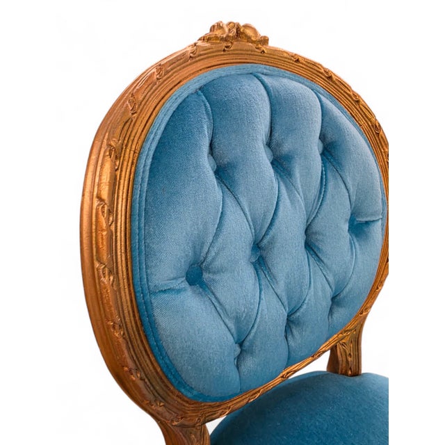 Antique French Carved Chairs Newly Reupholstered - Set of 4 For Sale - Image 10 of 10