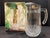 Cristal d' Arques Late Twentieth Century Cristal D’Arques Lead Crystal Pitcher and Four Wine Glasses in the Longchamp Pattern For Sale - Image 4 of 10