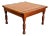 19th Century American Walnut Turned Leg Side Table For Sale