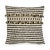 Textile Boho Chic Schumacher Corfu Stripe Black Linen Cotton Two-Sided Pillow With Maracana Pom Tape For Sale - Image 7 of 7