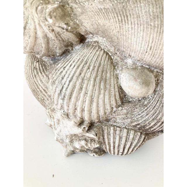 Boho Chic Terra Cotta Shell Cachepot For Sale - Image 10 of 11