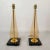 Mid-Century Modern Pair of 1990s Amber, Mid Century Modern Murano Glass Lamps For Sale - Image 3 of 12