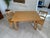 Farmhouse Table and Chairs Set in Spruce Wood, Set of 3 For Sale - Image 4 of 13