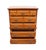 1990s Sumter Cabinet Co. Sterling Oak Collection Country French 37" Chest on Chest 1806 For Sale - Image 5 of 14