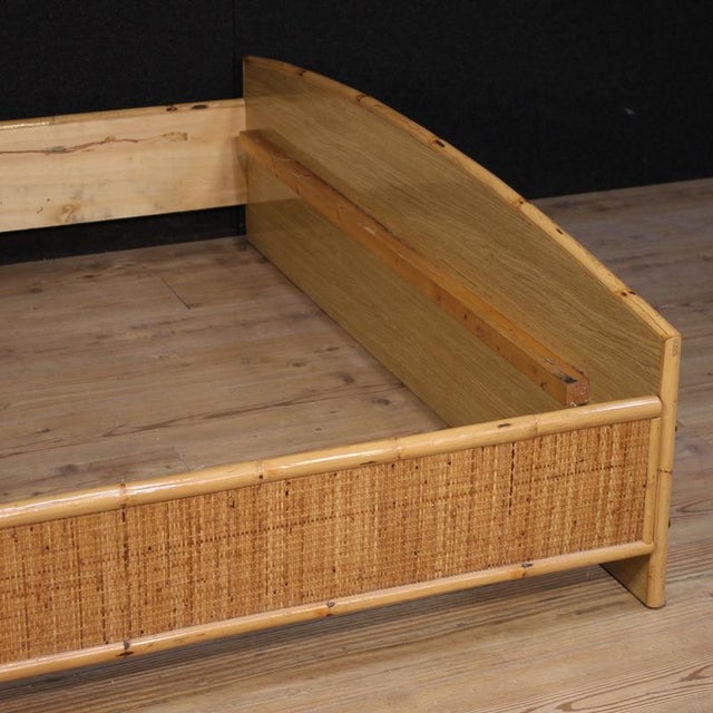 Vintage Italian Double Bed, 1980 For Sale - Image 9 of 13