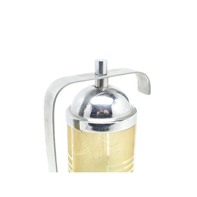 Metal Art Deco Table Lamp, Former Czechoslovakia, 1920s For Sale - Image 7 of 16