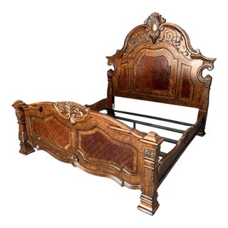 Michael Amini Windsor Court King Size Bed Frame For Sale