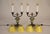 1920s Matched Pair Neoclassic French Empire Regency Tole Bronze Marble Candelabra Table Lamps For Sale - Image 11 of 12
