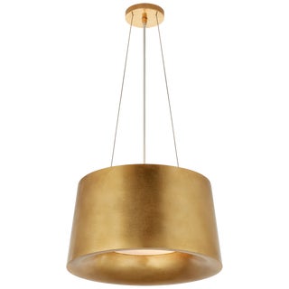 Barbara Barry for Visual Comfort Signature Halo Small Hanging Shade in Gild For Sale