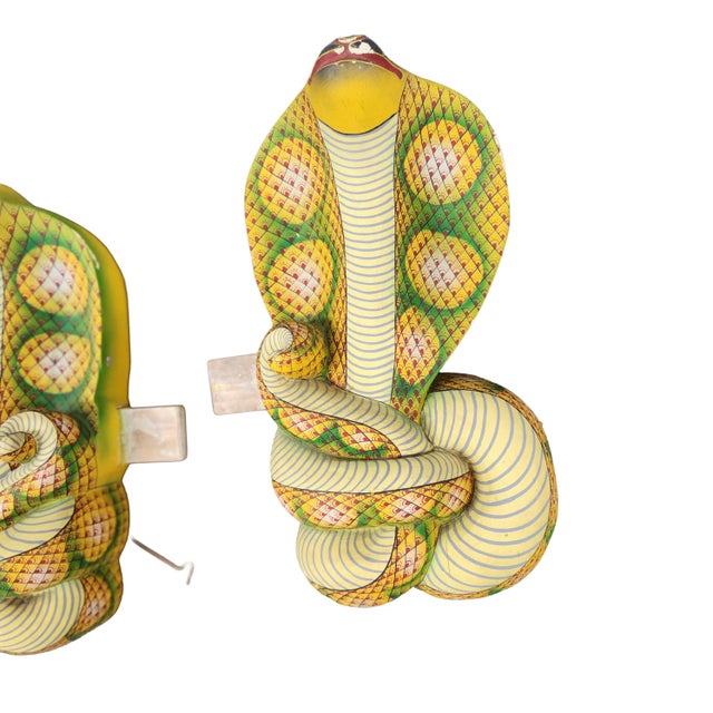 Large Sri Lankan Wood Polychrome Carving Depicting a Famous Hindu Story For Sale In Boston - Image 6 of 7