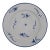 18th Century Chantilly French Soft Paste Porcelain Plate Dish Blue Sprig Pattern For Sale