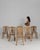 This set of 6 dining chairs makes its impression through natural light oak, carved crest rail. The piece dates to 1970s,...