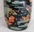 Vintage Mid-Century Chinese Famille Noire Baluster Vase Hand Painted Lotus and Koi Fish 14 Inch For Sale - Image 10 of 13