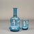 Blue Victorian Decanter with Glass, Set of 2 For Sale - Image 8 of 12