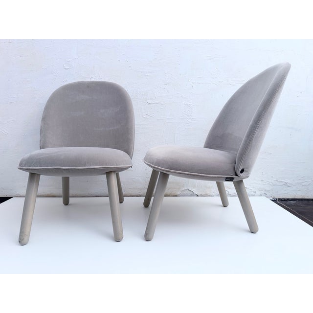 Gray Minimalist Armchairs Model Ace by Hans Hornemann for Normann Copenhagen, 2010s, Set of 2 For Sale - Image 8 of 16