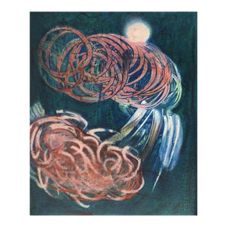 1992 André Verdet Midday Midnight Lithograph For Sale