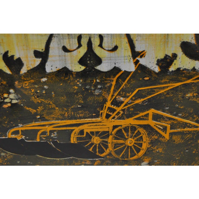 Jean-PIerre Alaux Original Lithograph C.1970 For Sale In San Francisco - Image 6 of 9