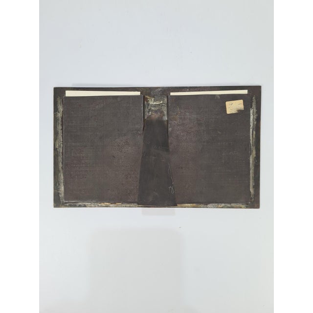 Brutalist Pressed Copper Frame, 1970s For Sale - Image 4 of 12