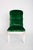 Wood 1980s Set of 10 Emerald Green Velvet Dining Chairs Attr. Marge Carson For Sale - Image 7 of 11