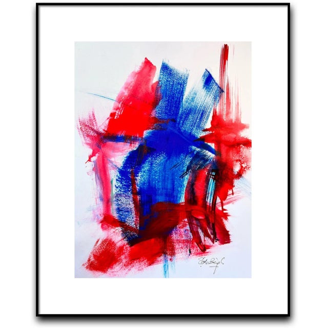 This listing is for a signed, framed, 23 x 33 inch original ink on paper painting with a certificate of authentication. I...