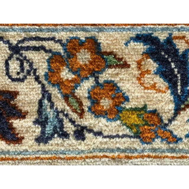 7 Ft X 11 Ft Traditional Persian Floral Medallion Area Rug For Sale - Image 11 of 12