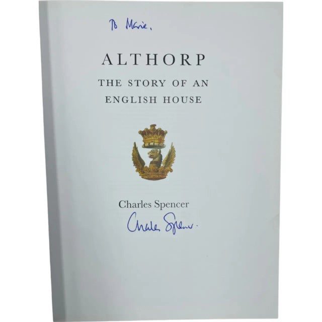 Signed Althorp the Story of an English House by Charles Spencer 1998 For Sale - Image 10 of 12