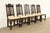 Berkey & Gay Antique English Jacobean Carved Walnut Dining Chairs, Set of Five For Sale - Image 13 of 13