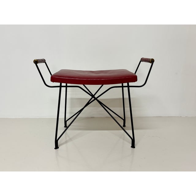 1950s Midcentury Modern Stool by Hans-Agne Jakobsson, 1950s For Sale - Image 5 of 15