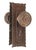 Antique Victorian passage door knob set made by Norwich in 1892. The door knobs are made of a brass front with a cast iron...